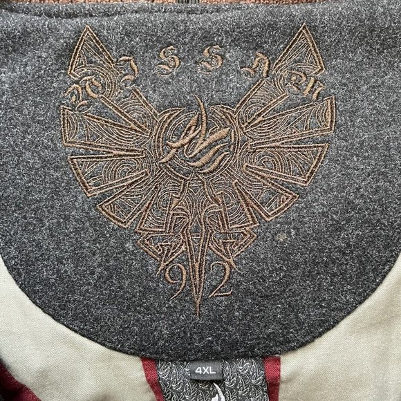 Al Wissam Mens Varsity Bomber Jacket - Picture 4 of 8